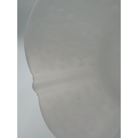 MacBeth Evans American Sweetheart 10.5" Service Plate Vintage Glass Plate - Picture 3 of 4